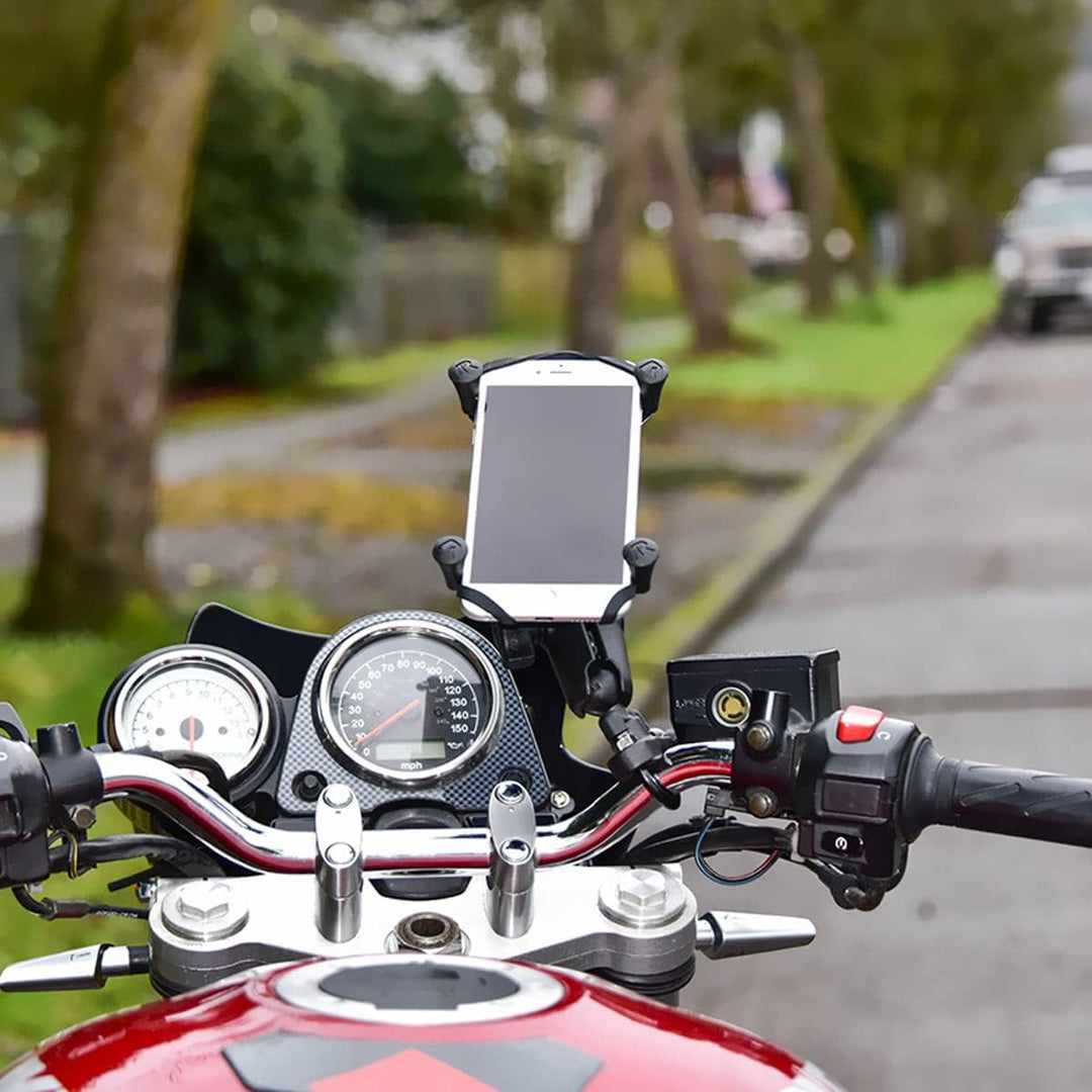 Ram-Mount Mount Aktive Motorradhalterung für Handy, schwarz, TU EU