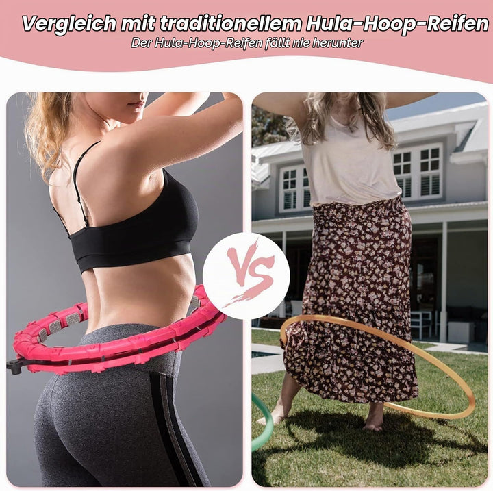 Smart Hula-Hoop-Reifen einstellbar zum Trainieren, Fitness Bauchtrainer Gymnastikreifen - SPINSLIM R