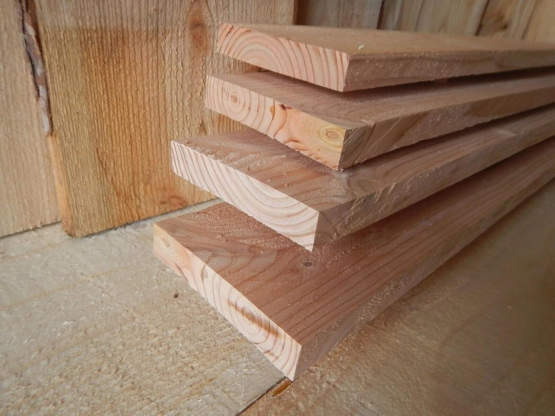 Douglasie 10x1,8cm BRETT BRETTER SCHALUNG HOLZ BAUHOLZ SICHTSCHUTZ 120cm LÄNGE (10)