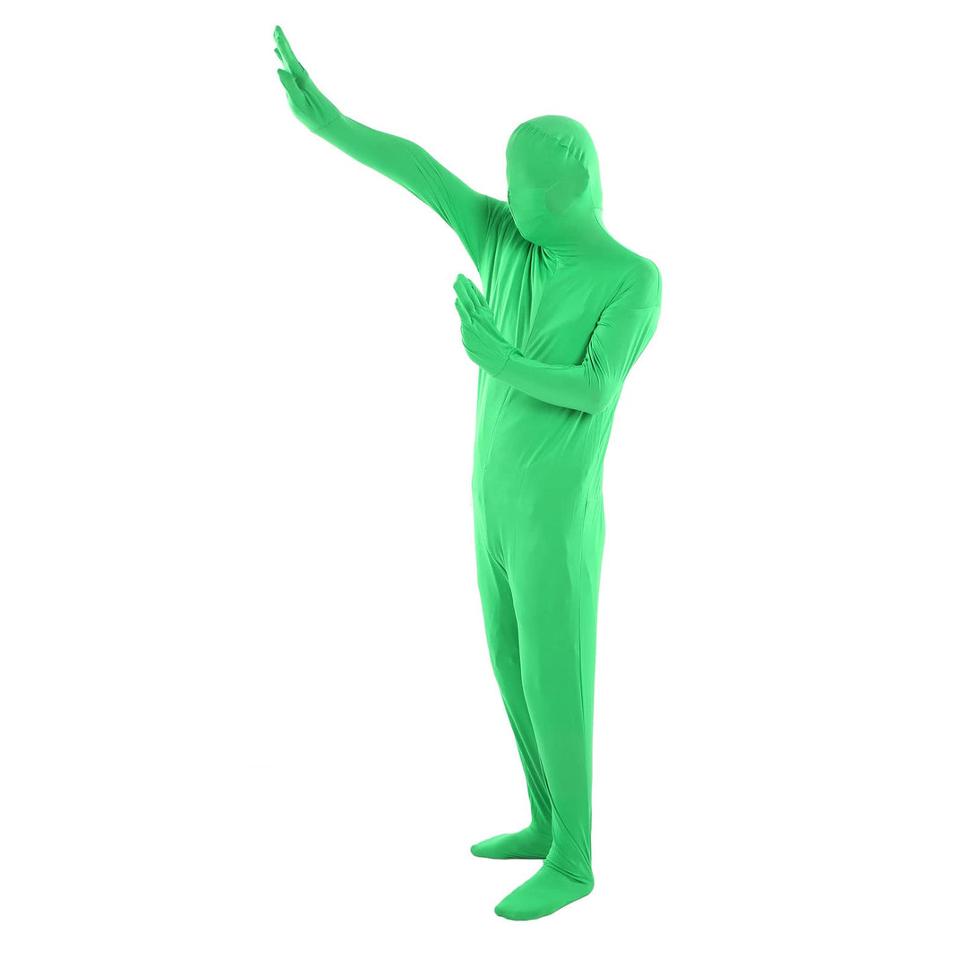 Green Screen Chromakey Bodysuit Handschuhe Kapuze, Fotografie Green Chromakey Bodysuit, Unisex Spand