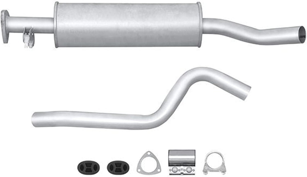 HELLA 8LC 366 024-521 Mittelschalldämpfer - Easy2Fit Kit - mitte - zweiteilig - Set mit Anbauteilen
