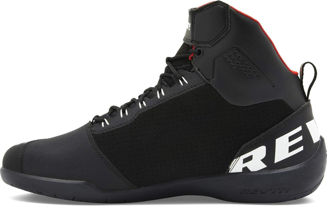 Revit G-Force Motorradschuhe (Black/Red/White,47)