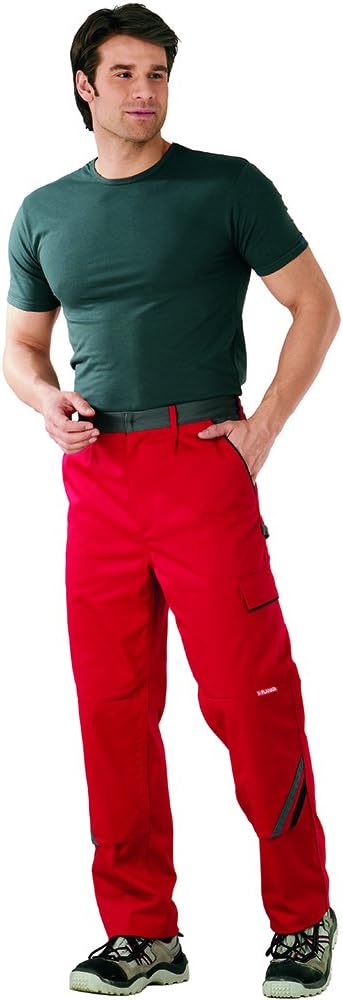 Planam Highline Herren Bundhose rot Schiefer schwarz Modell 2326, Grösse 64 Rot/Schiefer/Schwarz 64,