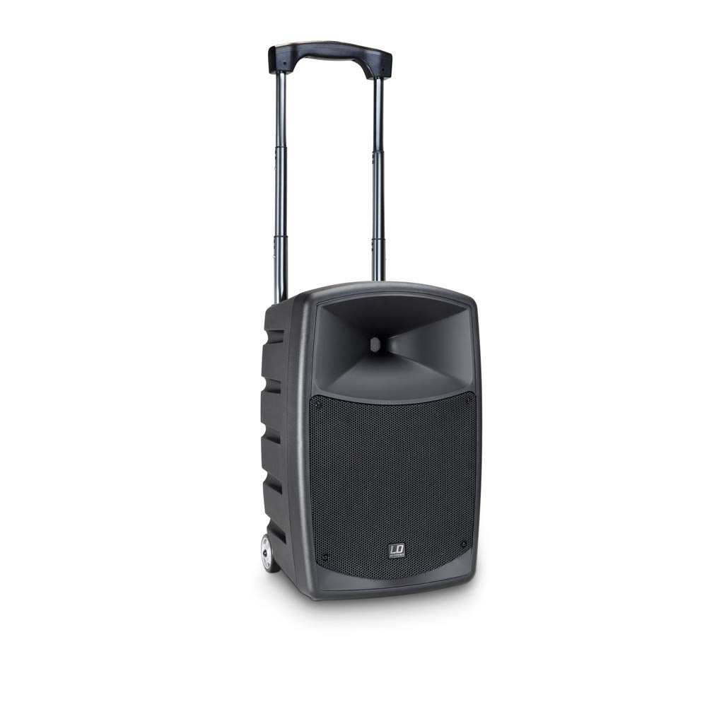 LD Systems ROADBUDDY 10 BASIC - Akkubetriebener Bluetooth-Lautsprecher mit Mixer, schwarz