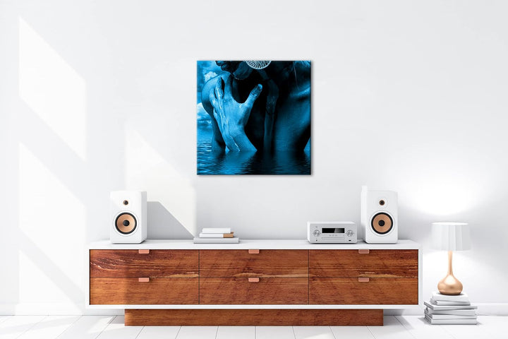 deyoli Erotisches Kunstwerk Format: 60x60 Effekt: Zeichnung als Leinwandbild, Motiv auf Echtholzrahm
