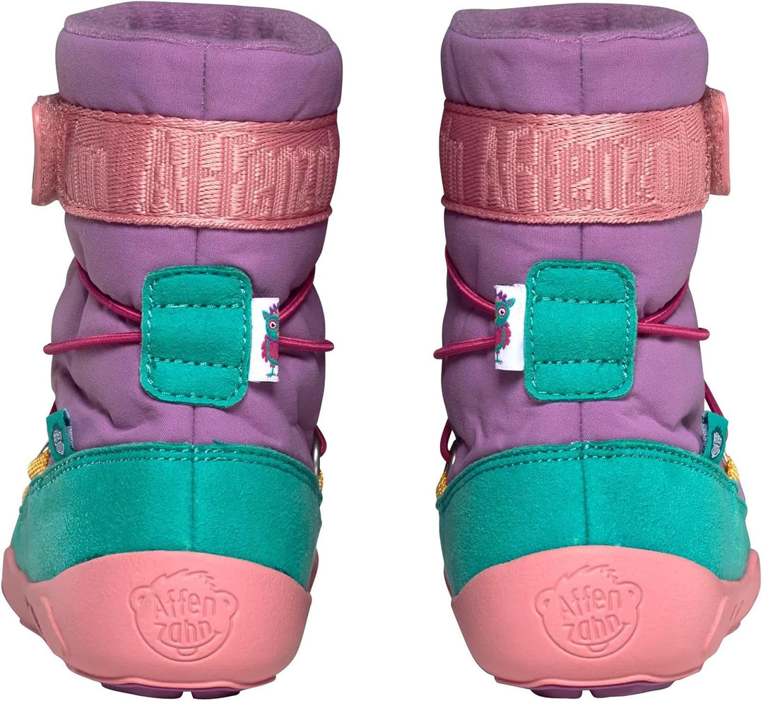 Affenzahn Schneestiefel Vegan Snowy wasserdicht, warm gefüttert, vegan, zum Reinschlüpfen, Grösse 21