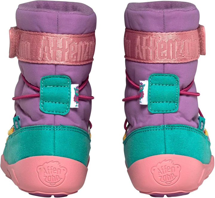 Affenzahn Schneestiefel Vegan Snowy wasserdicht, warm gefüttert, vegan, zum Reinschlüpfen, Grösse 21