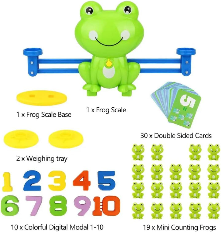 Montessori Mathematik-Spielzeug, Mathematik, Lernspielzeug, Math-Spielzeug, Frosch, Mathblock, Digit