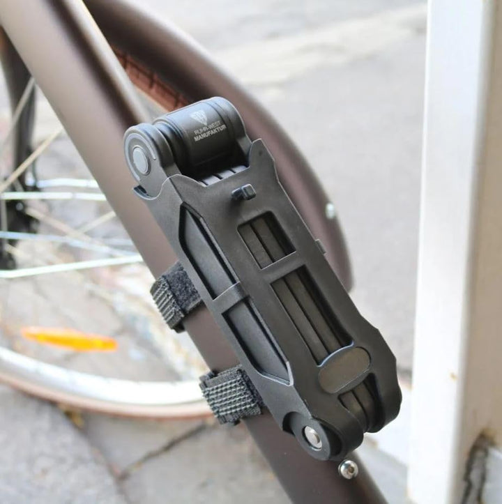 Ruhr-West Manufaktur Fahrradschloss mit hohe Sicherheit – Faltschloss für Fahrrad, Motorrad, E-Bike