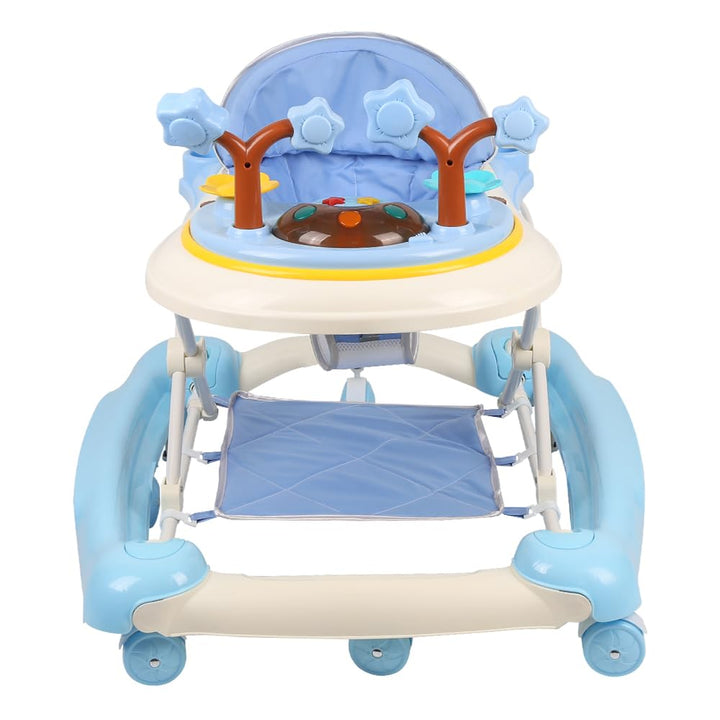 5-in-1 Lauflernhilfe für Babys, mit verstellbaren Höhen, Gehfrei Babywalker ab 6 Monate, bis zu 25 k