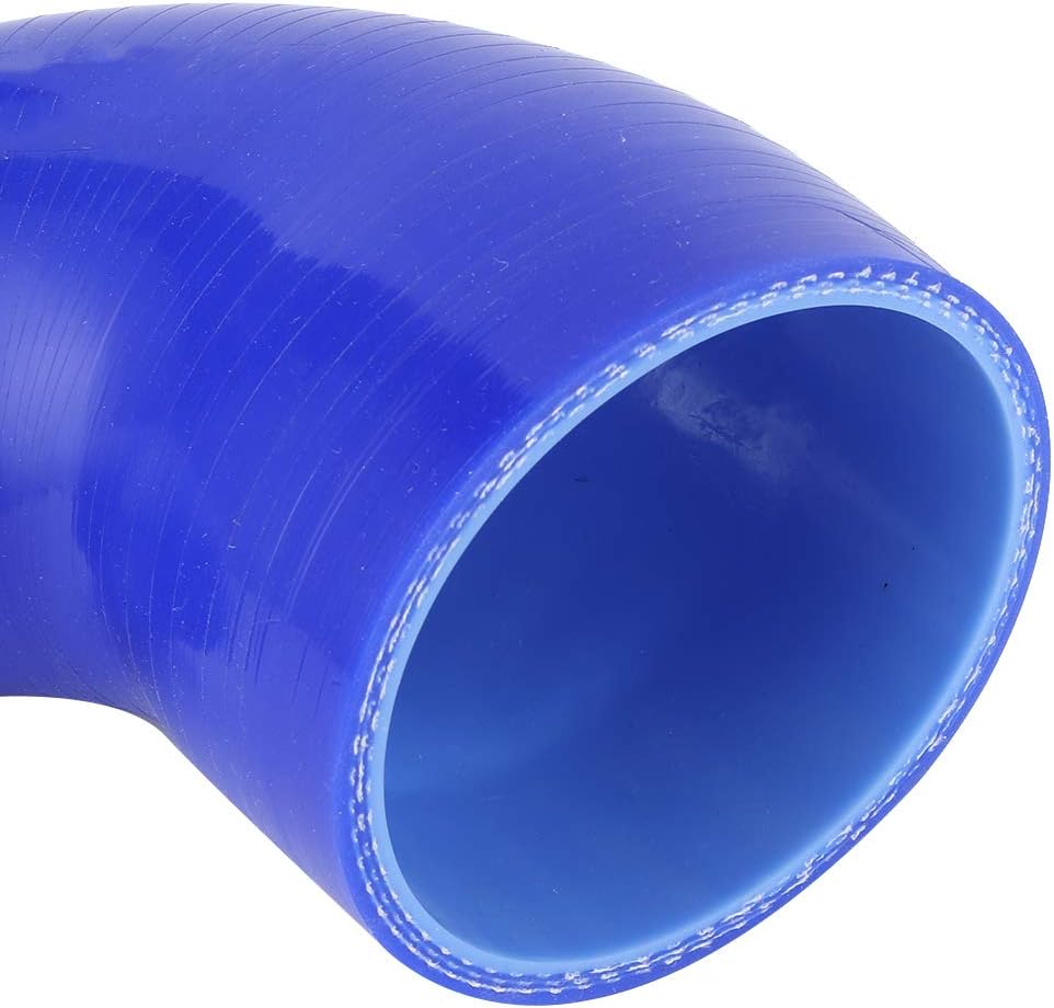 90-Grad-Winkelreduzierkupplung Silikonschlauch 4-lagig 2 bis 3 Zoll für Turbo-Einlass-Ladeluftkühler