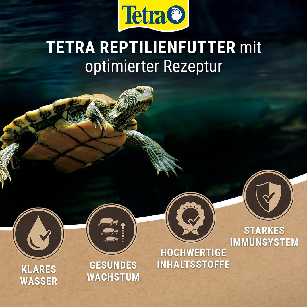 Tetra ReptoMin Sticks Schildkröten-Futter - ausgewogenes Hauptfutter für ausgewachsene Wasserschildk