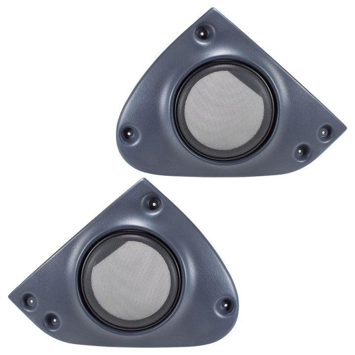 tomzz Audio 2851-000 Lautsprecherringe Adapter Doorboard kompatibel mit Smart Fortwo Typ 450 Front f