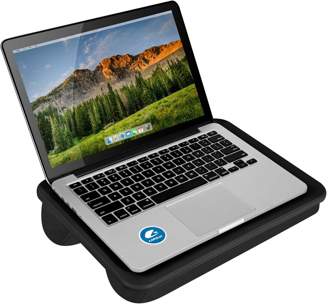 LapGear Kompaktes Schosstablett, für Laptops bis 15 Zoll (38 cm), Schwarz, Stil-Nr. 43108 Schwarz Si