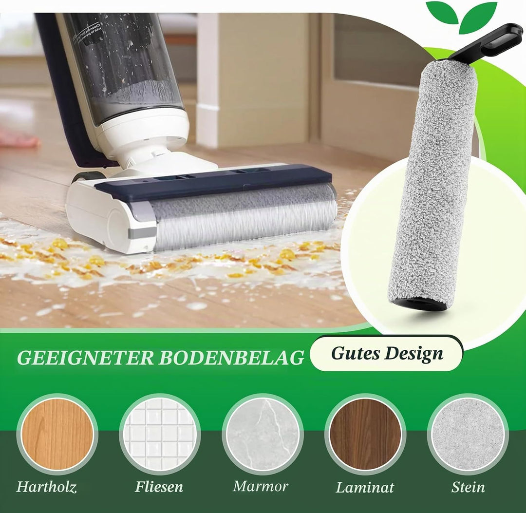 2 Bürstenrollen 4 Filter Ersatzteile für Tineco Floor One S5 Combo Bürstenrollen/HEPA Filter Nass Tr