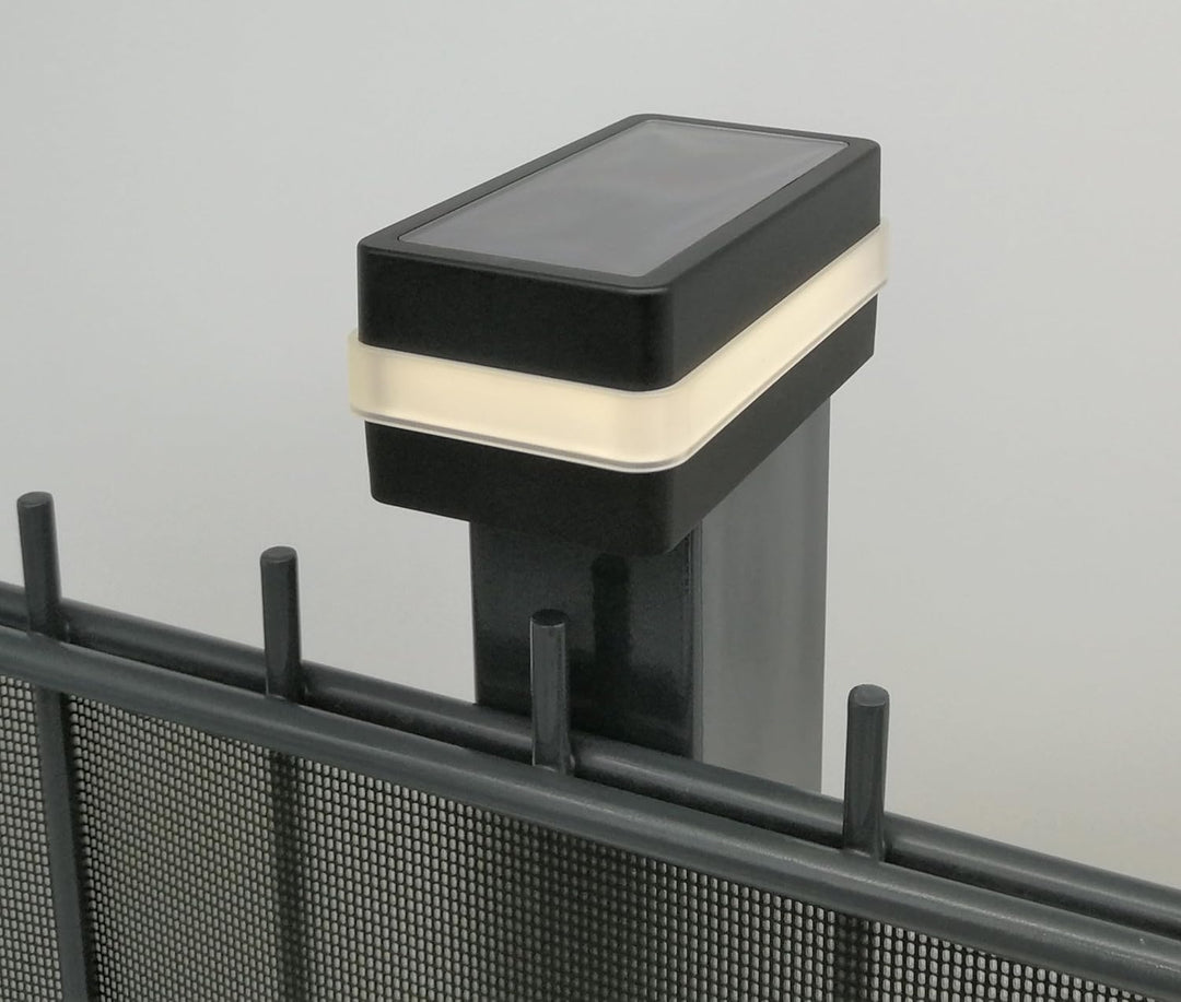 LED Solar-Pfostenkappe KAPPA (Weiss), Weiss