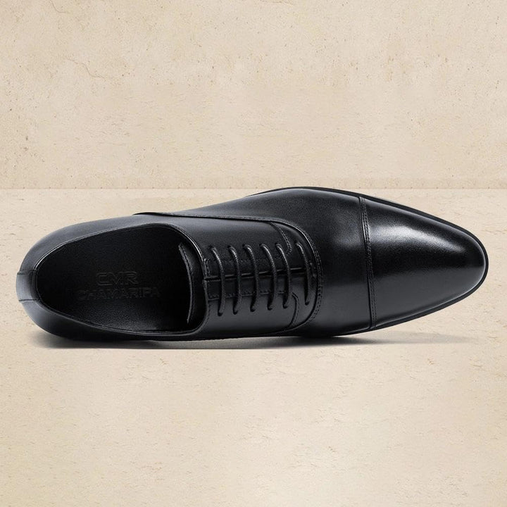 CHAMARIPA Elevator Schuhe Herren | Business Lederschuhe mit Unsichtbarer Erhöhung | Bis zu 9cm Höhen