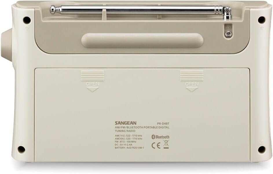 Sangean PR-D4 BT Pastel Cream BT - FM - Am - Alarm