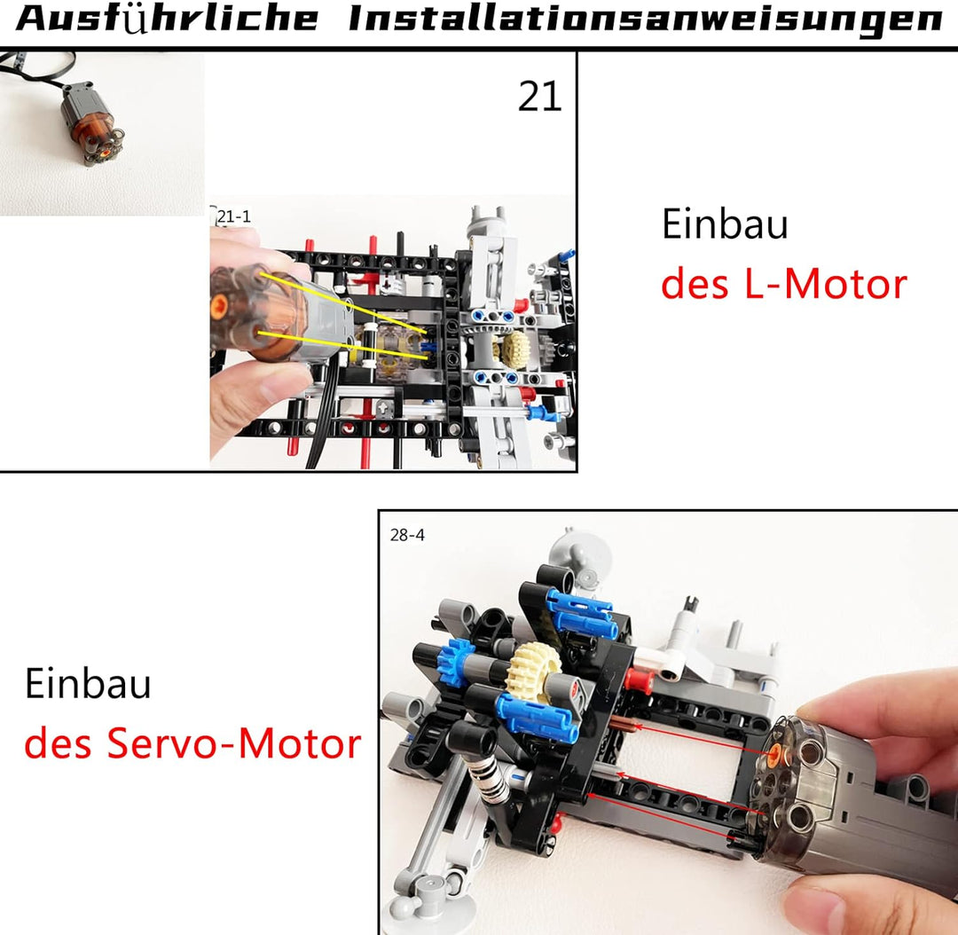 Für Lego 42154 Technic Ford GT 2022 Auto-Modellbausatz Super Motor und Fernbedienung und Beleuchtung