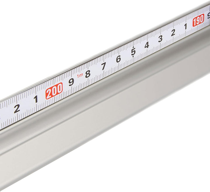 SCHMIDT systemprofile Längenanschlag D 2m Aluminium-Profil Säge-Anschlag Rechts-Links Massband Stahl