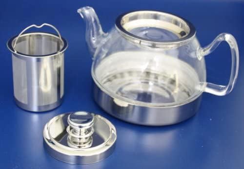 IBILI - Teekocher aus Glas mit Filter Induction, Borosilikatglas, 0,8 Liter, für Induktionsherde gee