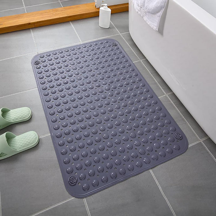 Duschmatte rutschfest 60x90cm,Antirutschmatte Dusche mit Saugnäpfen,Duscheinlage rutschfest mit Abla