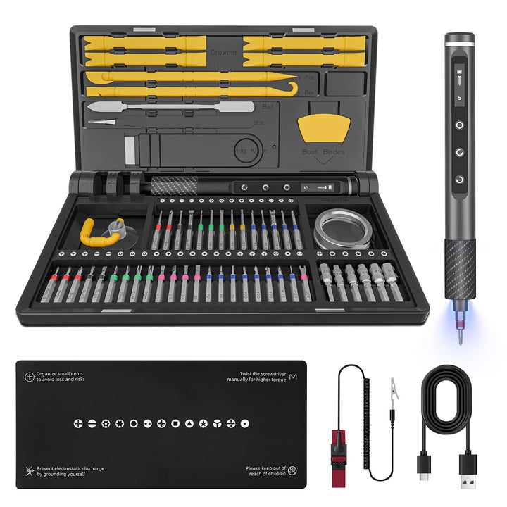 Präzisions Elektro Schraubendreher Set - 71 in 1 elektrischer schraubendreher - Feinmechaniker Werkz