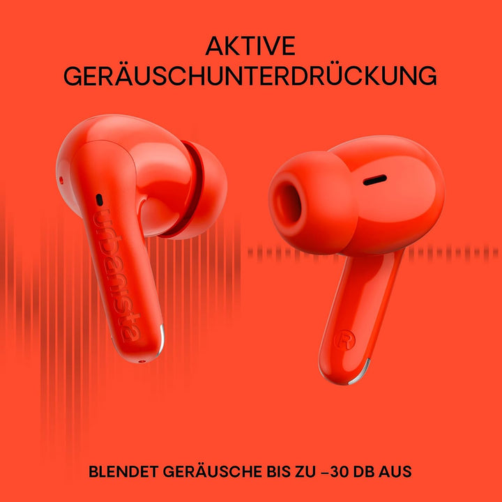 Urbanista Kabellose Bluetooth Kopfhörer In Ear, Noise Cancelling InEar und Multipoint-Verbindung, 32