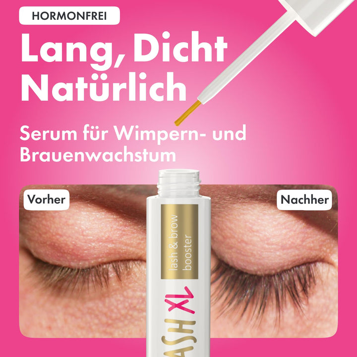 Toplash XL Wimpern- und Augenbrauen-Booster - Wachstumsserum mit Wimpern- und Augenbrauenverstärker