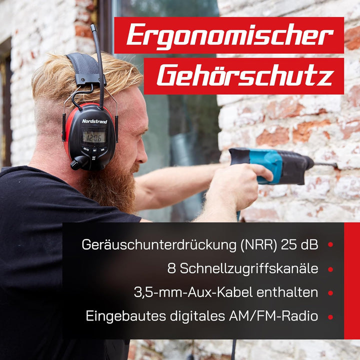 Casque Anti-bruit Protection Auditive - Anti-bruit d'Oreille Protection Auditive pour Construction,