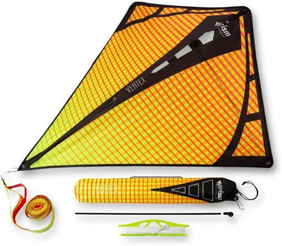 Prism Kite Technology Vertex High Flying Diamond Kite with 10' Long Triple Streamer Tail Infrarot, I