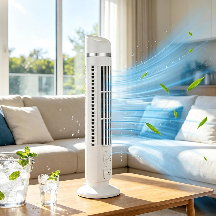 Flügelloser Turmventilator, leiser Tischventilator Nachtlicht, Schlafzimmer | Standventilator, Boden