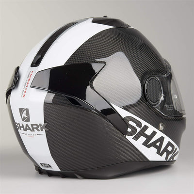 Shark Motorradhelm, Vollvisierhelm, Integralhelm Spartan Carbon weiss XXL, Unisex, Sportler, Ganzjäh