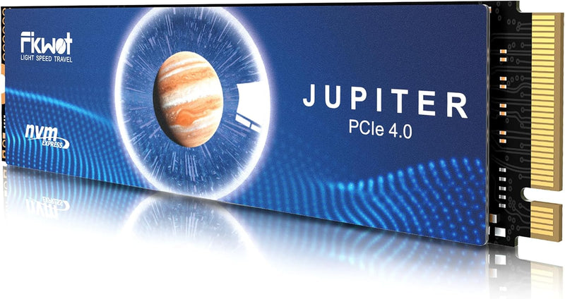 Fikwot M.2 SSD, 4TB NVMe SSD M.2, PCIe Gen4, Bis zu 7300MB/s Lesen, Interne SSD für PS5 Gaming und L