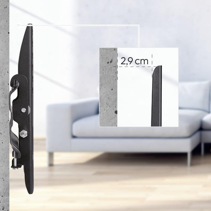 Hama TV Wandhalterung Neigbar (19-46 Zoll TV Halterung für Fernseher bis zu 25 kg, max. VESA 200x200
