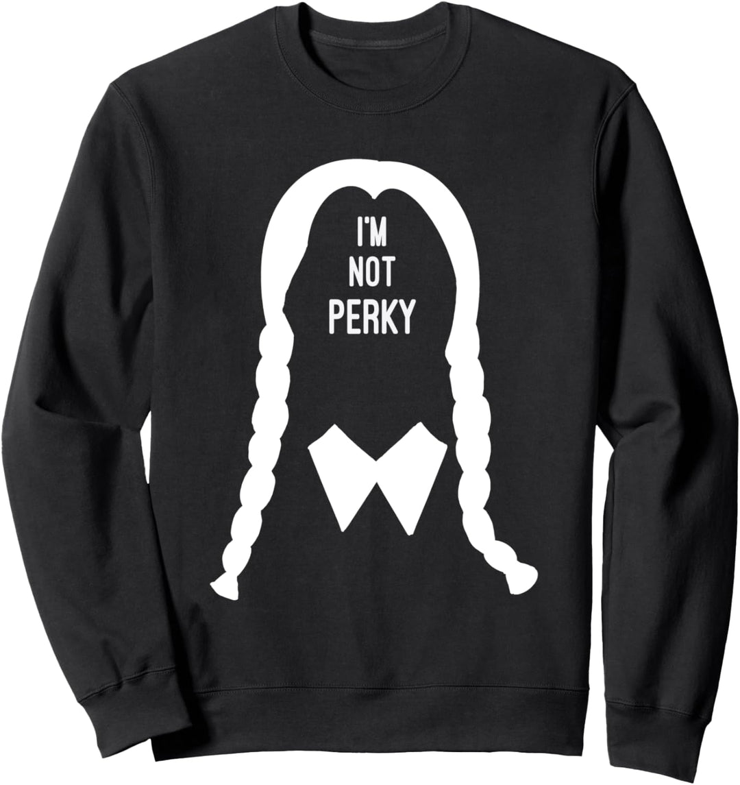 Mittwoch bin ich nicht Perky lustiges Gothic Geschenk Sweatshirt