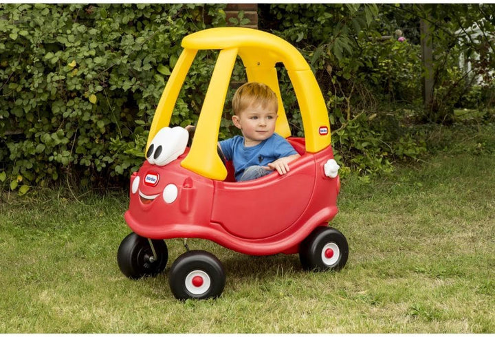 Little Tikes 612060E5 Cozy Coupe Car-Kids Ride-On Rutschfahrzeug, Mini Schiebe-Auto mit echter Hupe,
