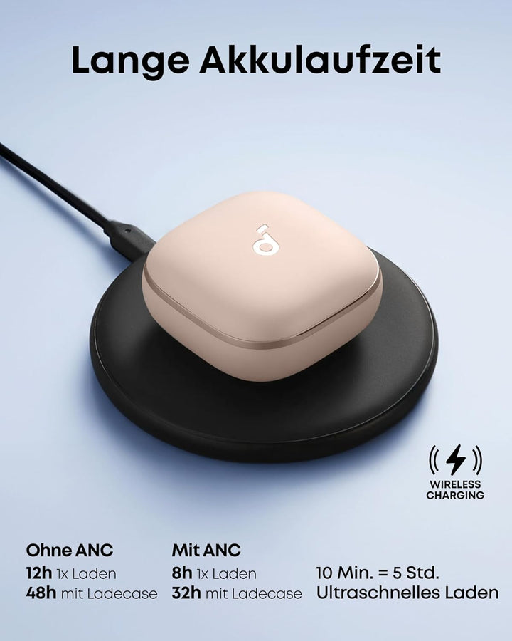 soundcore Liberty 5 by Anker, kabellose Noise Cancelling Earbuds, 2X stärkere Stimmreduktion, ANC in