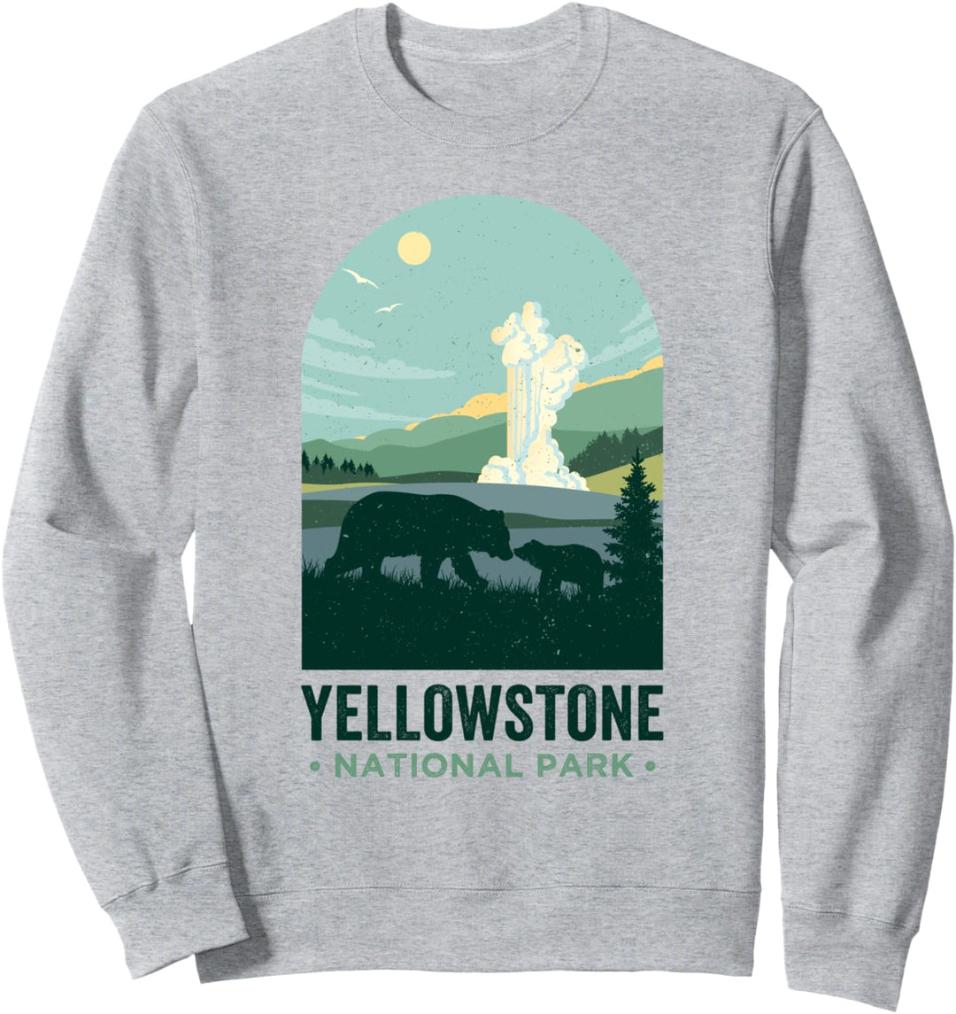 Vintage Yellowstone Shirt Geysir, Yellowstone-Nationalpark Sweatshirt