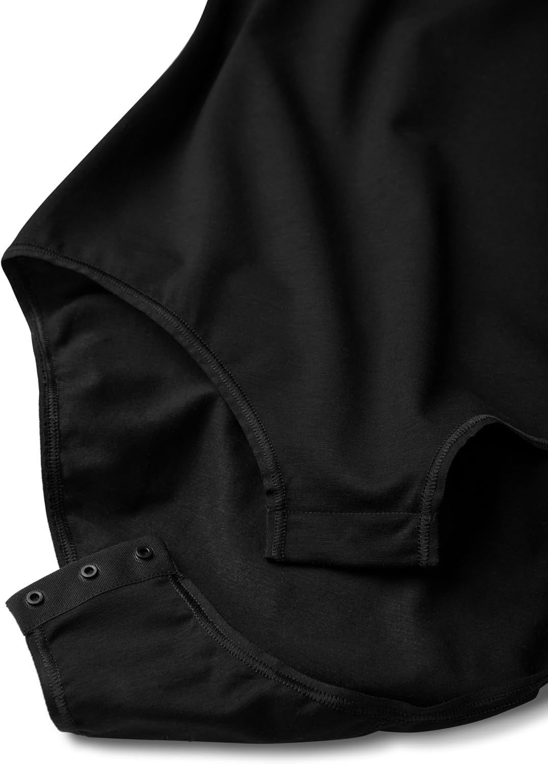 CALIDA Natural Comfort Body ohne Arm Damen, mit DREI Druckknöpfen zu öffnen Schwarz 36-38, Schwarz 3