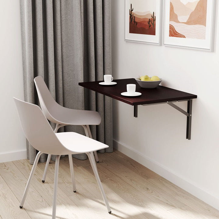 mikon 100x55 | Wandklapptisch Klapptisch Wandtisch Küchentisch Schreibtisch Kindertisch | WENGE 100x