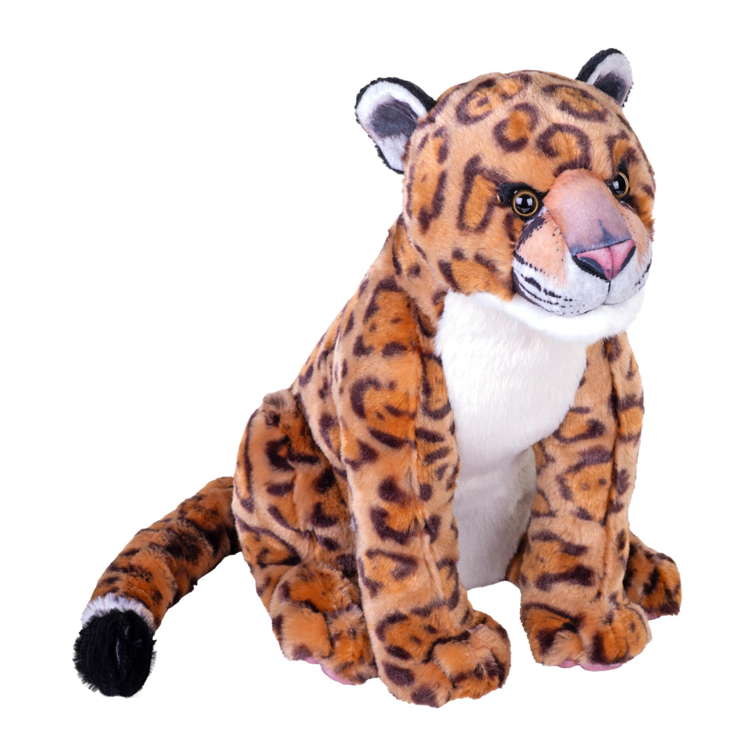 Wild Republic Artist Collection Jaguar, Plüschtier, 33 cm, Füllung aus recycelten Wasserflaschen