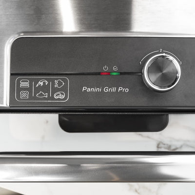 Princess 112425 Kontaktgrill - Multifunktional - Grillfläche 30 x 27 cm - 2000 W - Thermostat -Edels