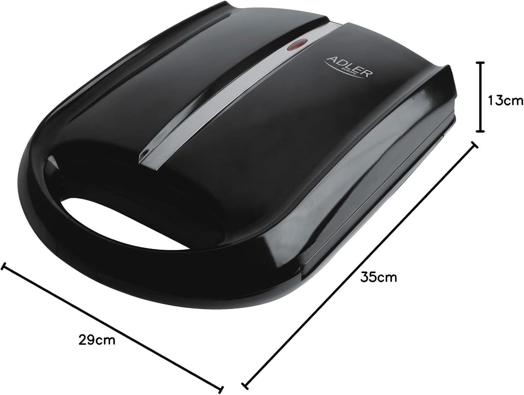 Adler Europe AD 3039 Toaster für Nüsse Erdnüsse Haselnüsse Keksen XL 24 Plätze Max. 1600W, Schwarz