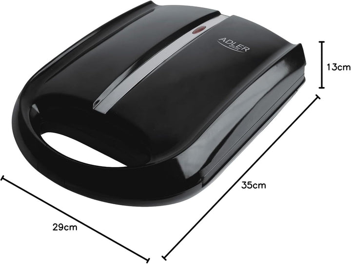 Adler Europe AD 3039 Toaster für Nüsse Erdnüsse Haselnüsse Keksen XL 24 Plätze Max. 1600W, Schwarz