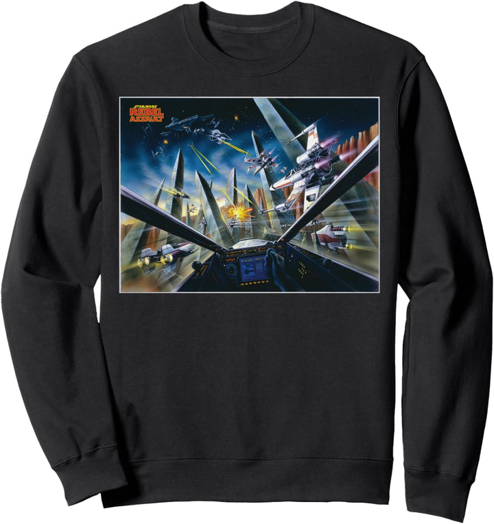 Star Wars Rebel Assault Video Game Space Battle Sweatshirt
