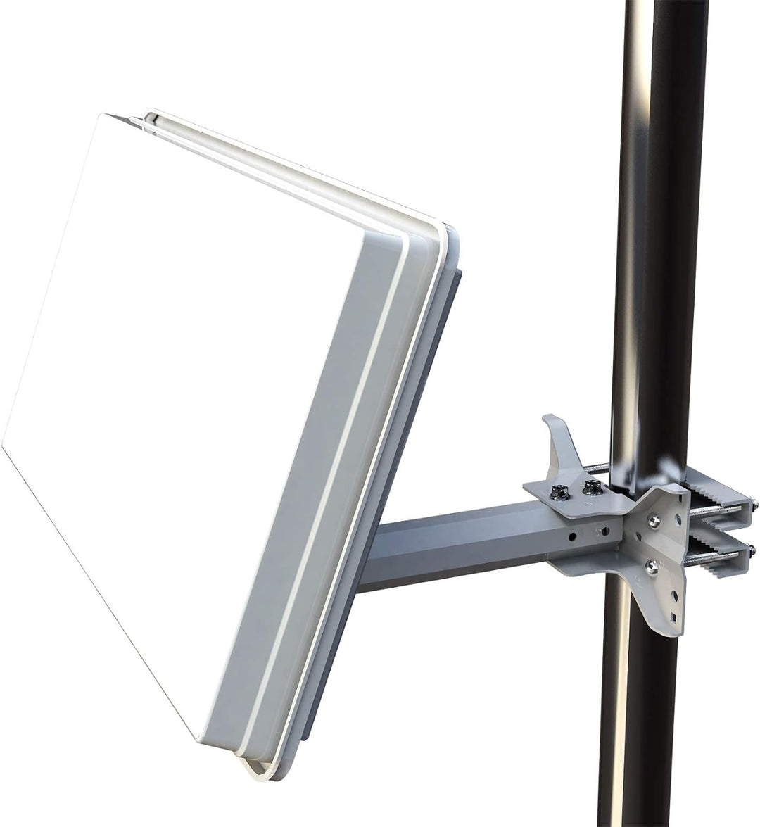 netshop 25 Set: SELFSAT H30D2+ Flachantenne Twin + Fensterhalterung + 2 Fensterdurchführung + 8 F-St