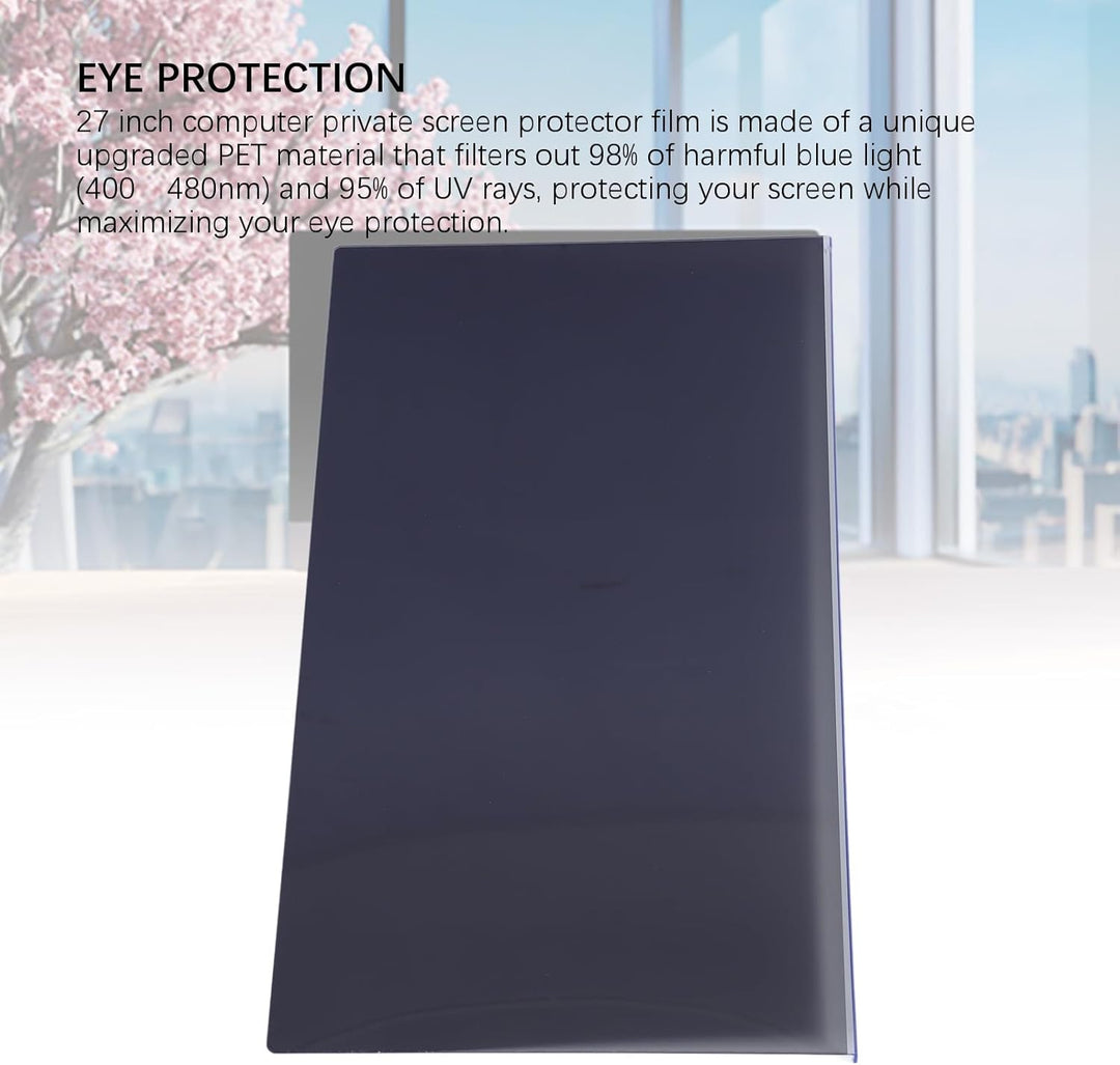 Focket 27 Zoll Computer Privacy Screen Filter Anti Blue Blue Light Protector Film für 26 27 Zoll 16: