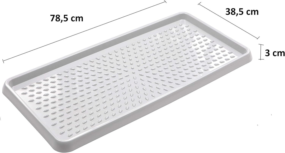 BranQ - Home essential BranQ Schuhablage aus Kunststoff, PP, Hellgrau, 1-pcs, 1-pcs. Hellgrau 1-pcs.