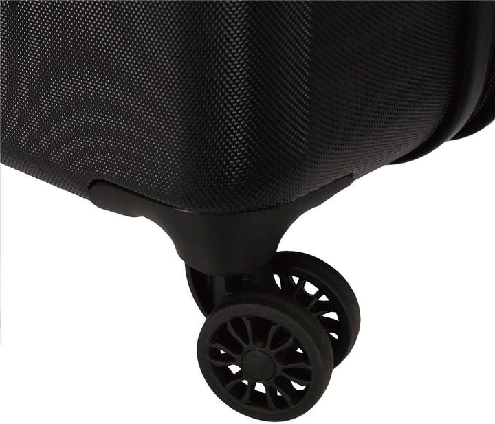 Movom Riga Kabinenkoffer Schwarz 40x55x20 cms Hartschalen ABS Kombinationsschloss 37L 2,8Kgs 4 Doppe